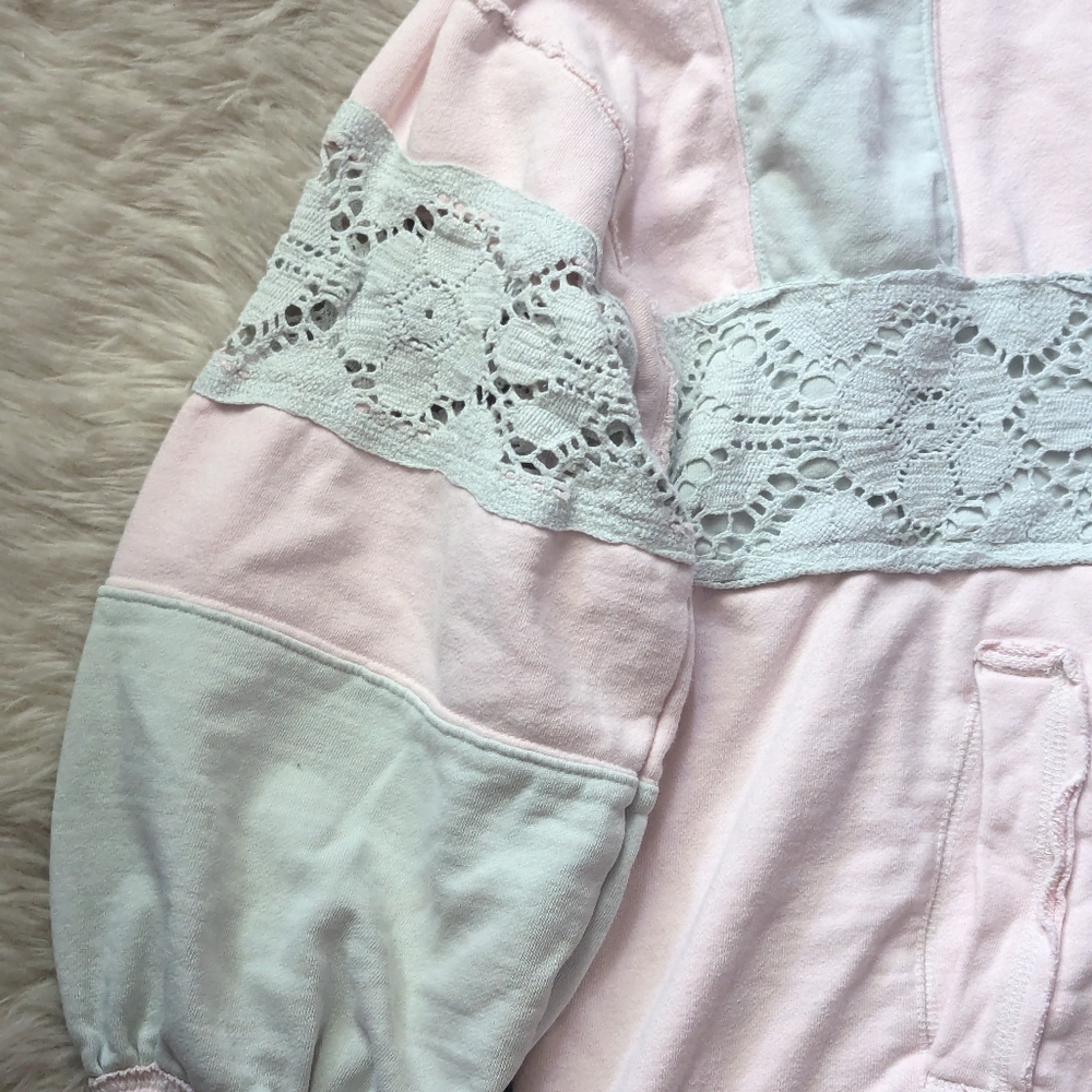 RARE Free People We The Free American Dream Polo in Pink - Picture 4 of 16
